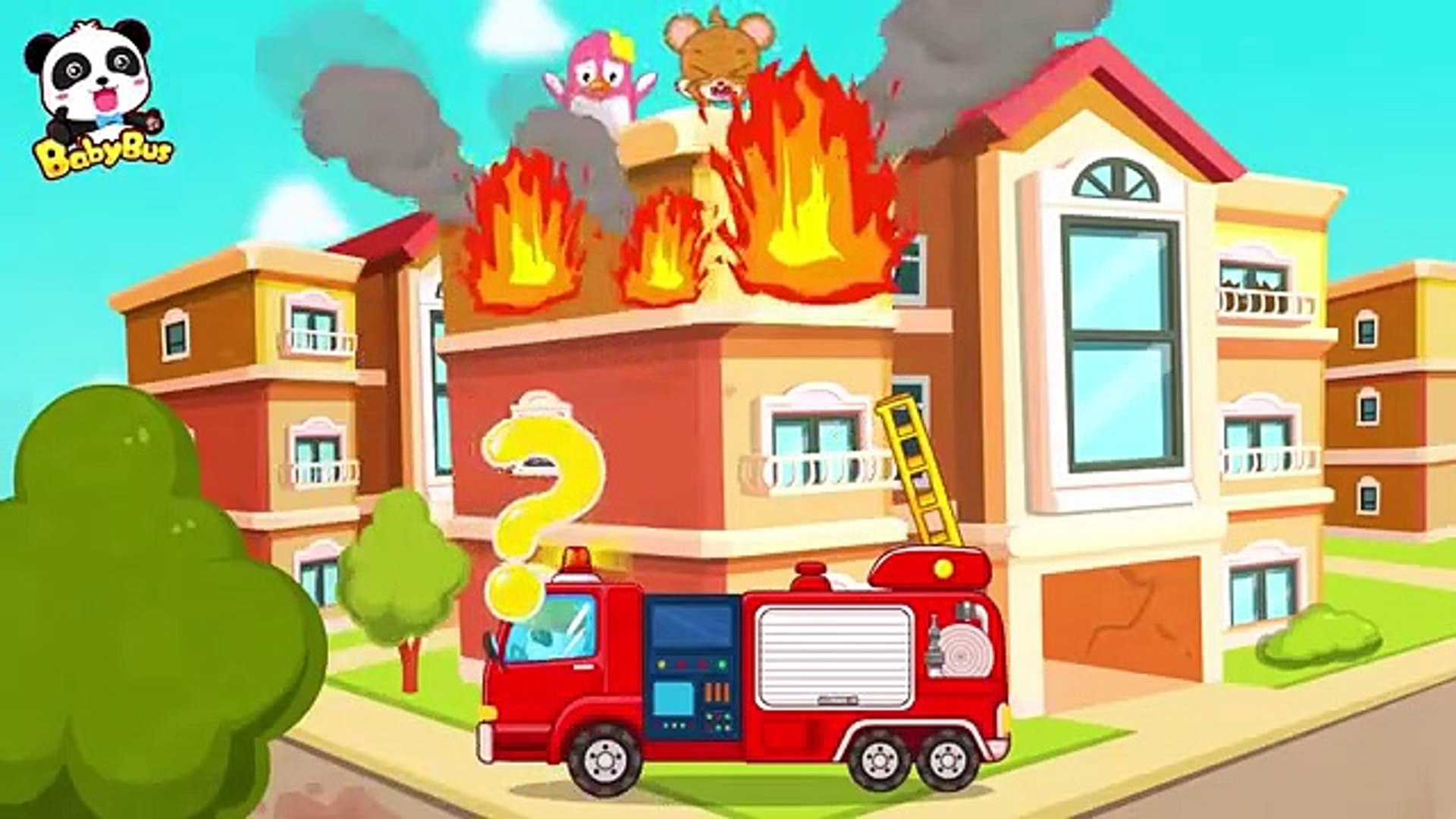 Brave Firefighter Rescue Team: Fire Engine&Helicopter | Animation For  Babies|BabyBus - video Dailymotion
