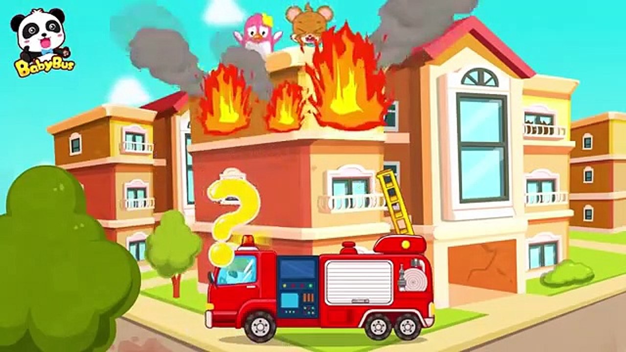 Brave Firefighter Rescue Team: Fire Engine&Helicopter | Animation For Babies|BabyBus
