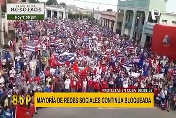 Cuba: se restablece el Internet pero mayoría de redes sociales permanece bloqueada