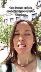 Ces jeunes qui ne souhaitent pas se faire vacciner partie 1