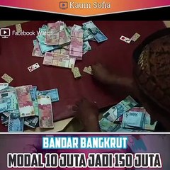 BLANGKON MODAL 10 JUTA JADI 150 out JUTA !!
