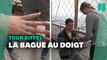Réouverture de la Tour Eiffel, un touriste en profite pour faire sa demande en mariage
