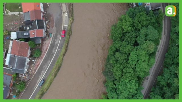 Vu du ciel, après l’inondation, des images de désolations à Vaux-sous-Chèvremont