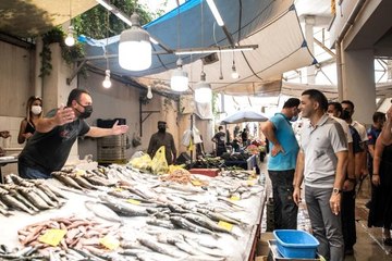 Başkan Günel, Pazar Yeri ve Otogar esnafı ile bayramlaştı