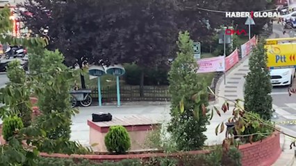 Kağıthane'de şüpheli çanta fünye ile patlatıldı