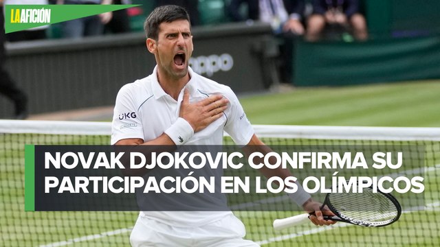 Novak Djokovic confirma su participación en los Juegos Olímpicos de Tokio