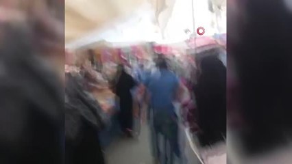 Esenyurt'ta pazarcılar arasında kavga kamerada