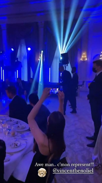 M. Pokora et Christina Milian au mariage de Gaël Monfils.