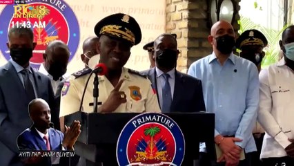 Conférence de Presse du Premier Ministre, Dr. Claude Joseph