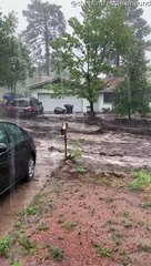 Intense Flooding Carries Cars Away