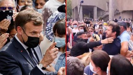Tapınak ziyaretine giden Macron, "Sen bir ateistsin" tepkisiyle karşılaşınca neye uğradığını şaşırdı