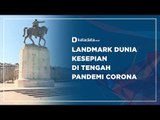 Landmark Dunia Kesepian di Tengah Pandemi Corona | Katadata Indonesia
