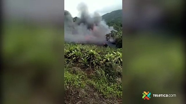 tn7-Incendio en fábrica de muebles en Palmares-160721