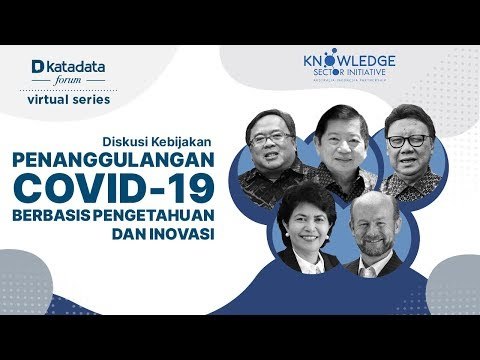 Katadata Forum Virtual Series Penanggulangan Covid-19 Berbasis Pengetahuan Dan Inovasi