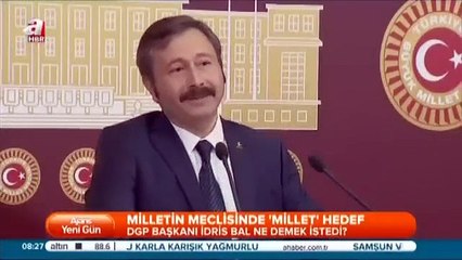 Tuzluk İdris Bal milletin meclisinde millete hakaret etti
