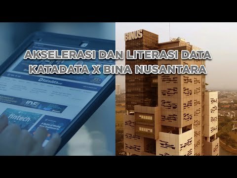 AKSELERASI DATA UNTUK PENINGKATAN KOMPETENSI AKADEMIK: KATADATA X BINUS | Katadata Indonesia