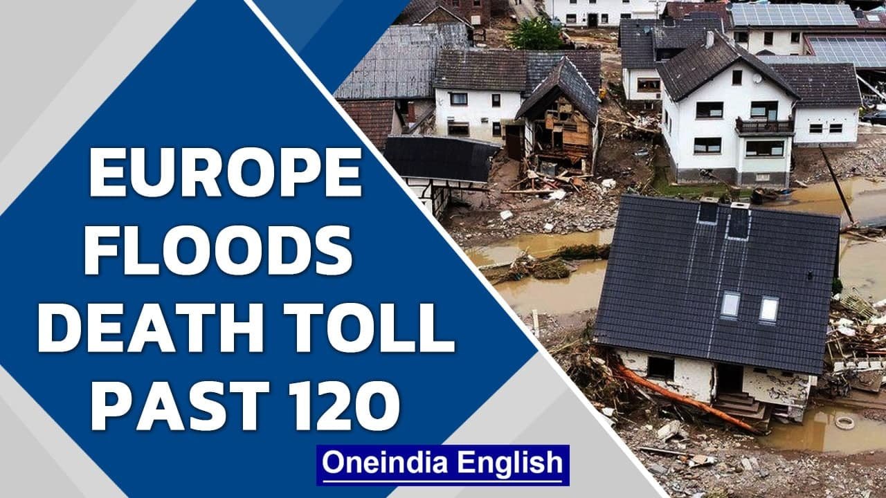Europe floods: Over 120 dead in Germany & Belgium, hundreds still missing | Oneindia News