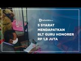 5 Syarat Mendapatkan BLT Guru Honorer Rp 1,8 Juta | Katadata Indonesia