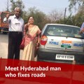 Meet the ‘Road Doctors’ on a mission to fill potholes on Hyderabad roads