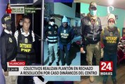 Huancayo: colectivos realizaron protesta en rechazo a la resolución de los 'Dinámicos del Centro'