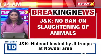 'No Ban On Slaughtering Animals’ J&K Issues Clarification NewsX