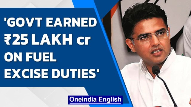 Sachin Pilot slams Centre for rising fuel prices: 'Petrol costlier than desi ghee' | Oneindia News