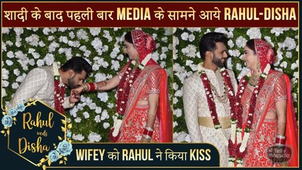 Rahul Vaidya And Disha Parmar's First Media Appearance After Wedding l Live Visuals
