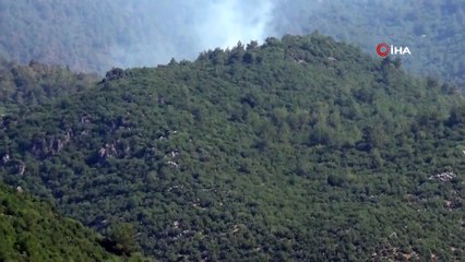Orman yangınına 3'üncü günde de müdahale sürüyor