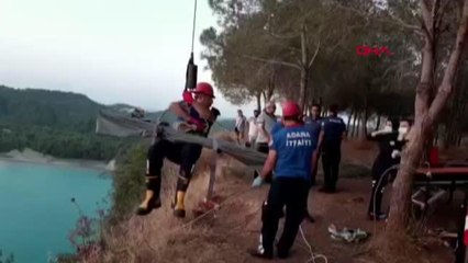 YAMAÇTA MANZARA İZLERKEN 30 METRE YÜKSEKLİKTEN DÜŞÜP, YARALANDI