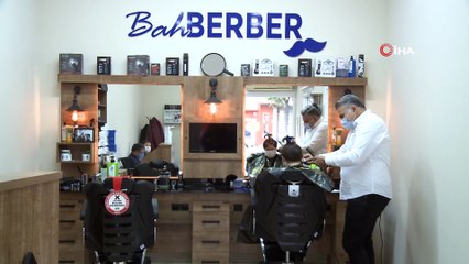 Bahberber’den evde, yaşlı ve engellilere bayram tıraşı