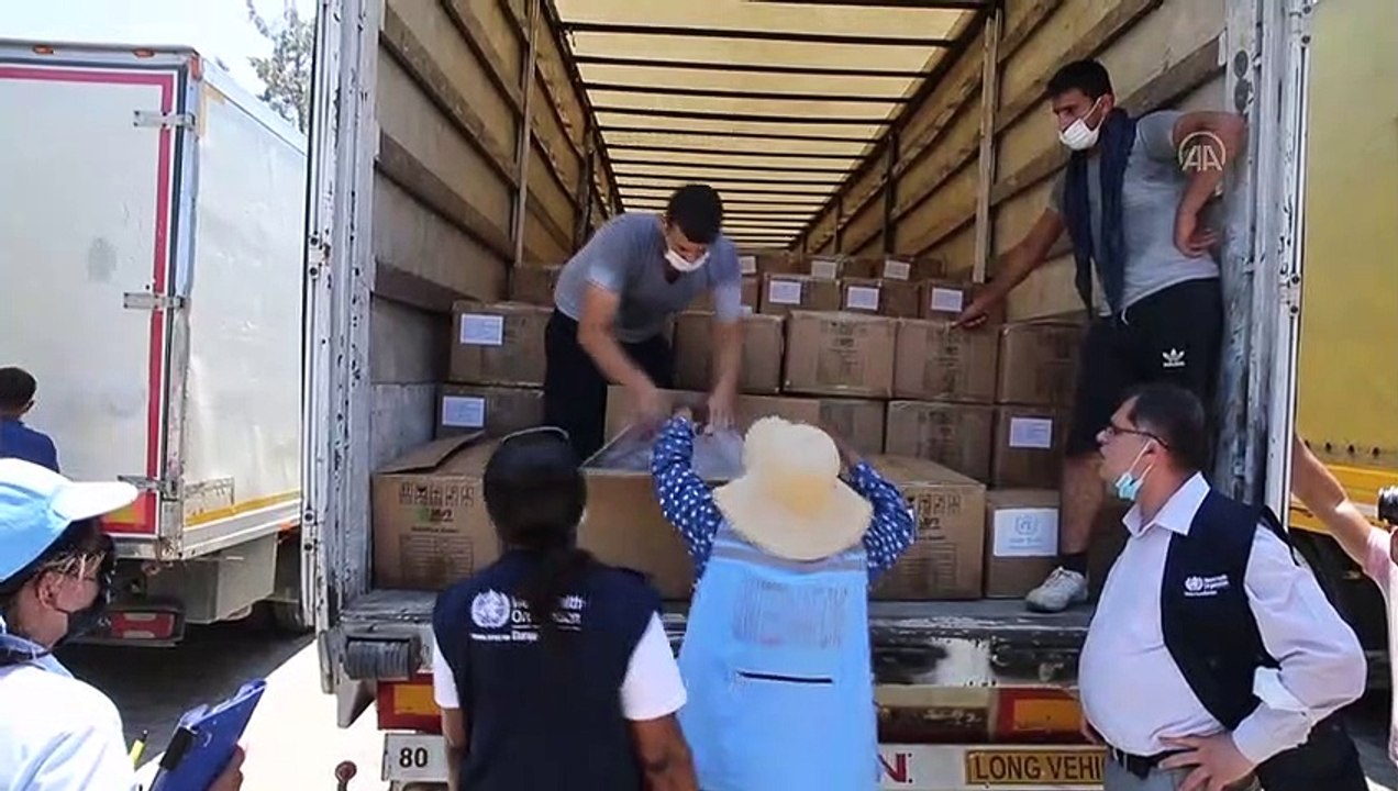 HATAY - Birleşmiş Milletler, İdlib'e 41 tır insani yardım gönderdi