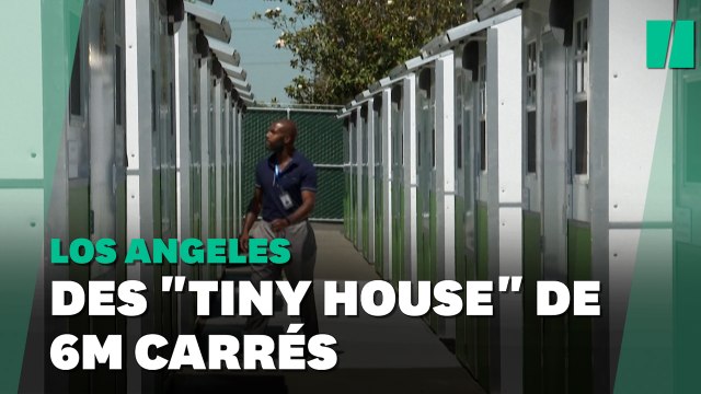 Ces mini-maisons permettent de loger les sans-abris de Los Angeles