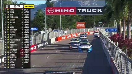 V8 Super 2 Townsville 2021 2 Race1 Big Pile Up Crash Fire