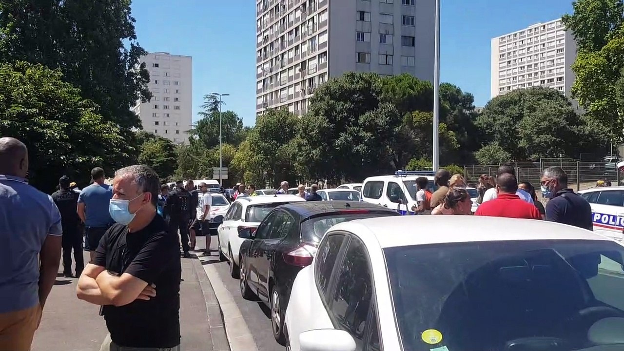 Ambiance tendue cité des Flamants Flamants après le drame de ce matin