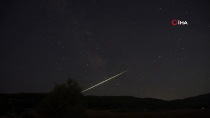 Meteor düşüşü Bursa’da görüntülendi