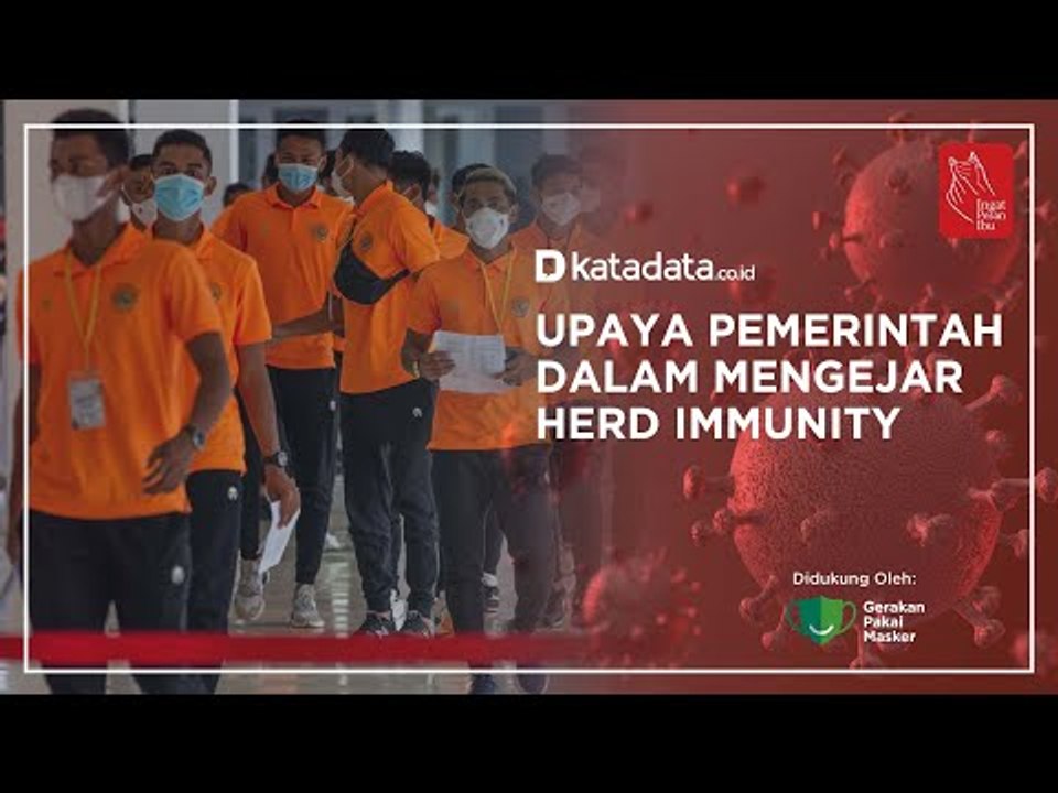 Upaya Pemerintah Dalam Mengejar Herd Immunity | Katadata Indonesia
