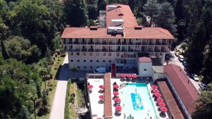 YALOVA - Termal tesislerde Kurban Bayramı yoğunluğu başladı