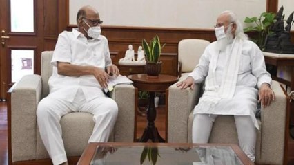 NCP Sharad Pawar meets PM Modi over national interest