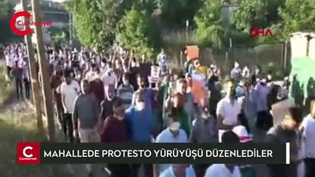 Kız çocuğunun başının taşla ezildiği mahallede protesto