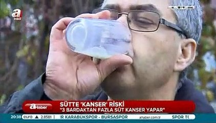 Sütle ilgili şok açıklama