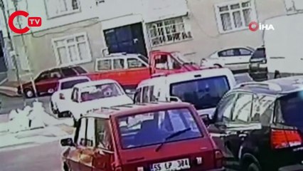 Samsun’da kamyonet dehşeti: 10 araca çarpıp kaçtı