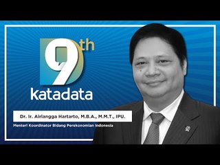 HUT Katadata-9: Menteri Koordinator Bidang Perekonomian Indonesia - Airlangga Hartarto