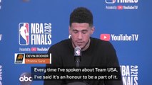 Booker reaffirms Team USA commitment