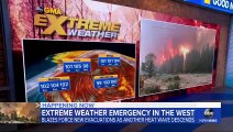 Wildfires hit West amid dangerous heat wave