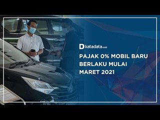 Pajak  0% Mobil Baru Berlaku Mulai Maret 2021 | Katadata Indonesia