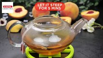 Peach Ginger Iced Green Tea Recipe By Food Fusion