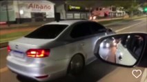 Vídeo mostra veículo efetuando manobras perigosas; carro foi apreendido pela equipe GOTRAN da PM