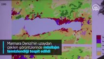 Marmara Denizi'nin uzaydan çekilen görüntülerinde müsilajın temizlendiği tespit edildi
