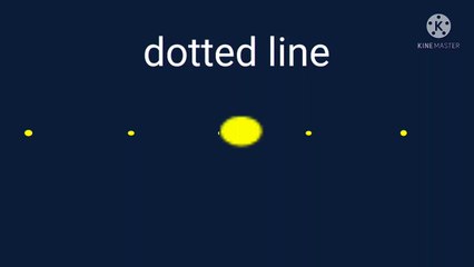 dotted line