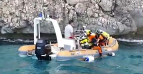 Dorgali (NU) - Corpo senza vita di sub disperso ritrovato a Cala Luna (17.07.21)